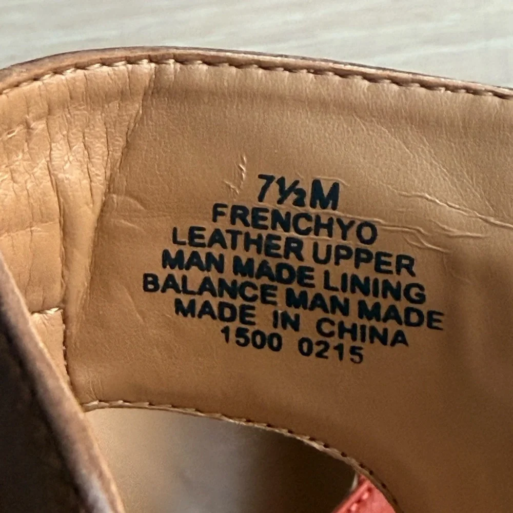 Nine West Elegant Brown and Burnt Orange Women's Heels s. 7.5 - Picture 11 of 11
